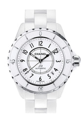 Chanel J12 White Automatic Dial Ceramic Watch H0970